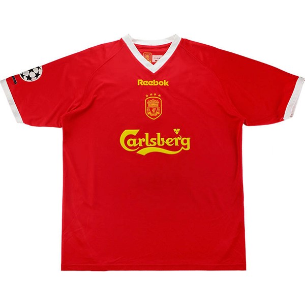 Tailandia Camiseta Liverpool Primera equipo Retro 2001 2003 Rojo